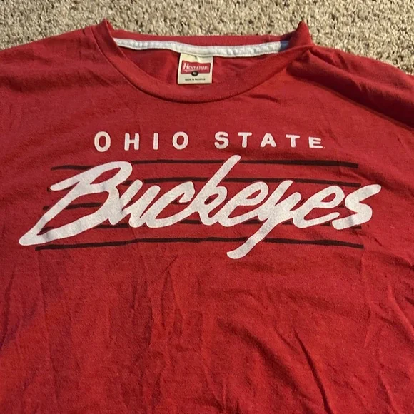 HOMAGE Red Ohio State Buckeyes Tee - Picture 3 of 7